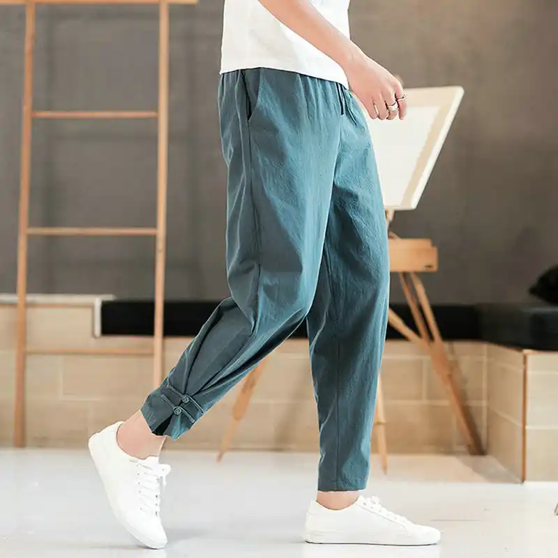 wallpapers Streetwear Baggy Clothes Style Men men harem pants 2021 new fashion man casual loose pants cotton hip hop streetwear korean style male trousers 5xl dropshipping