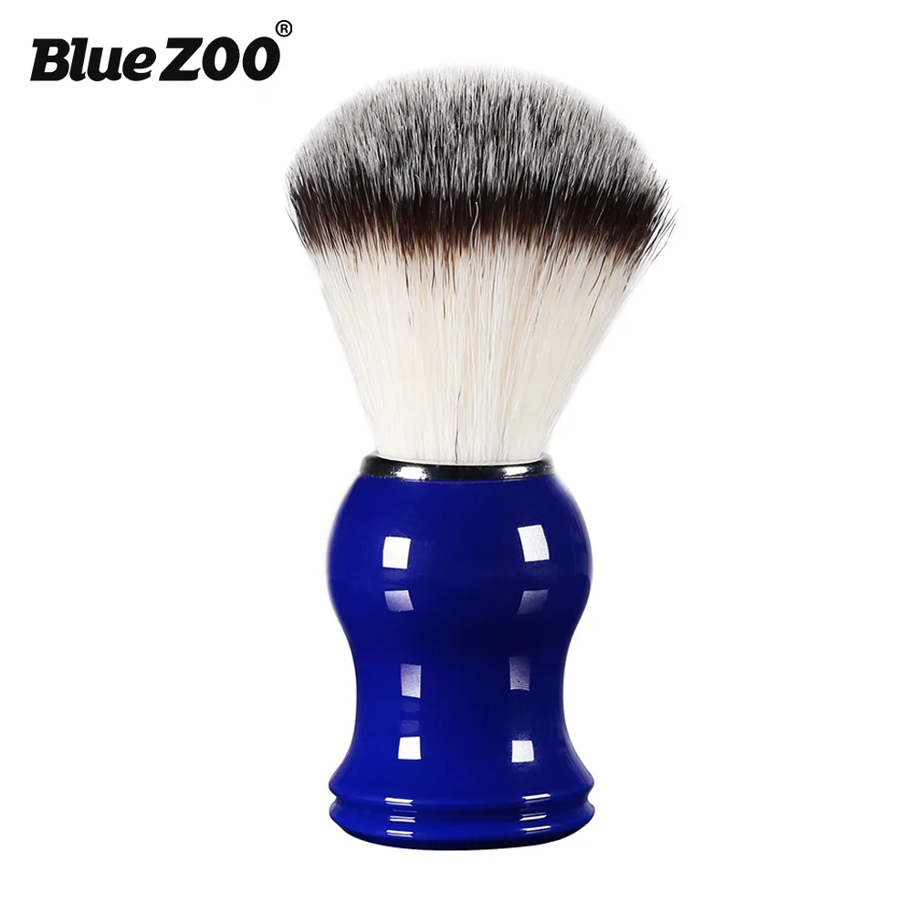 1pc Badger Hair Barber Shaving Brush Razor Brush with Wood Handle Men's
