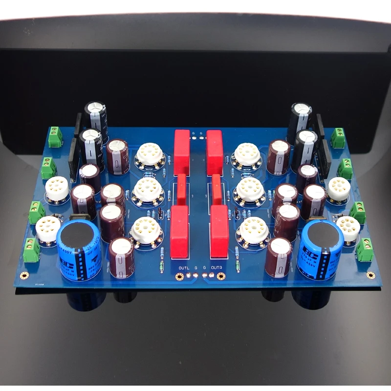 Hifi 6Z4 +12AX7 Stereo Tube preamp board /kit base on France JP200 preamplifier circuit | Электроника