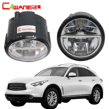 

Cawanerl For Infiniti FX FX35 FX37 FX45 FX50 FX30D 2006-2015 Car Styling LED Fog Light 4000LM White DRL Daytime Running Lamp 12V