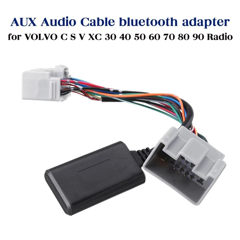 Автомобильный модуль Bluetooth адаптер Aux аудио кабель для Volvo C S V XC 30 40 50 60 70 80 90