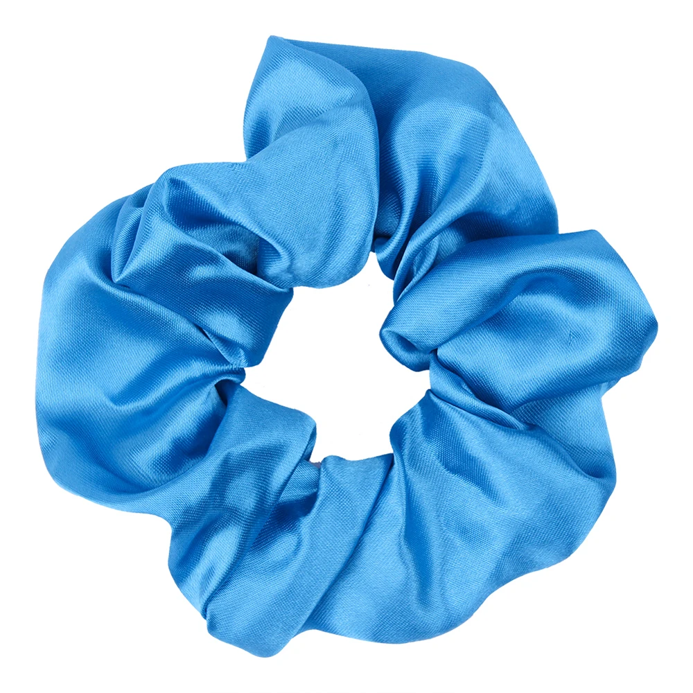 Deep blue headband Резиновые резинки для волос Meimile для девочек, резинки для волос, конский хвост, Детские аксессуары для волос для принцессы, оранжевые - Цвет: Deep blue headband