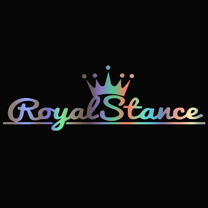 

Fashion Creative Royal Stance Car Stickers and Decal Fuuny Motorcycle Bumper Window Windshield Cover Scratches Accessories PVC