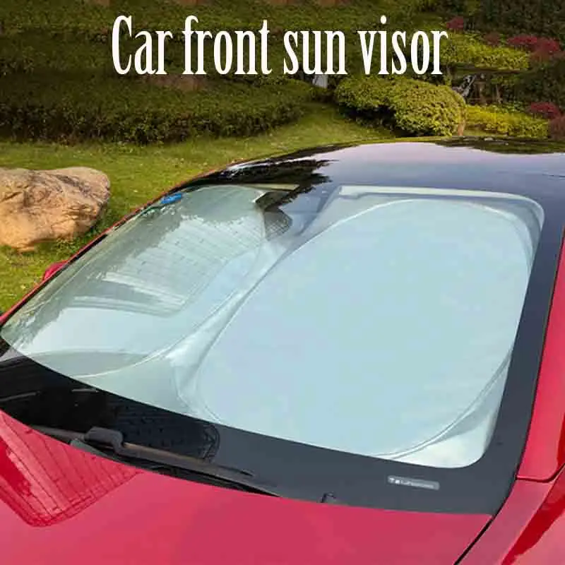 Car Sunshade Sun Shade Windshield Visor Cover For Tesla Model Y 2019 2020 Front  Window Protection Shield Protection