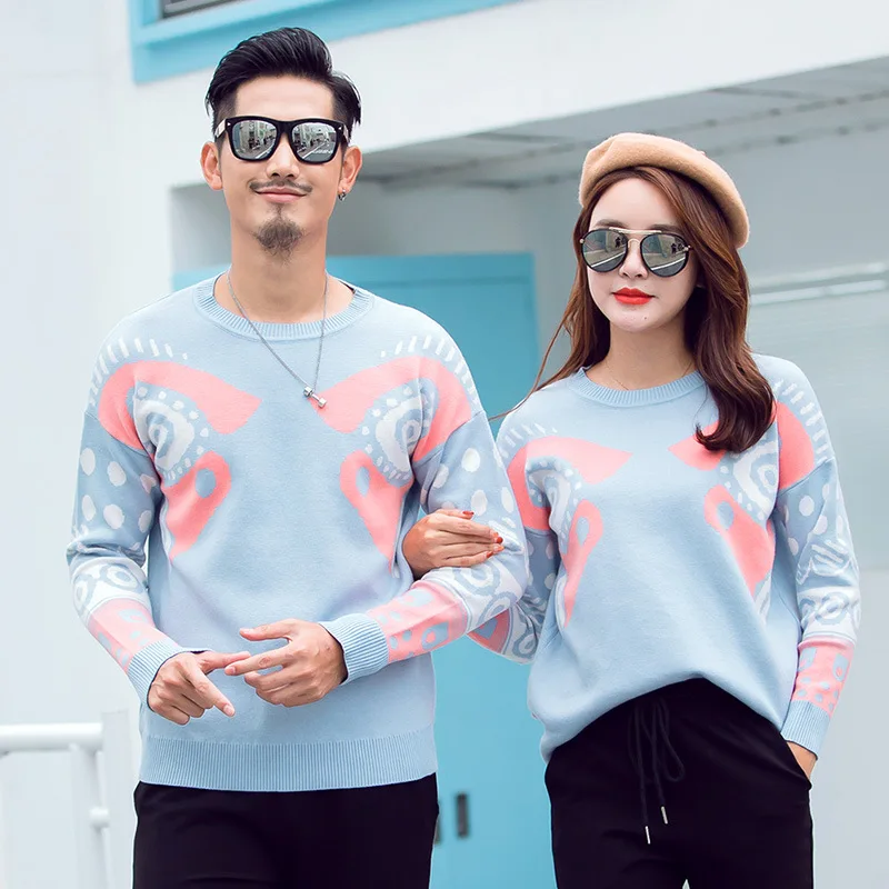 light blue sweater Модный утепленный свитер для всей семьи; вязаный кардиган для папы и сына; теплый топ с объемным рисунком для мамы и дочки; зимняя семейная одежда - Цвет: light blue sweater