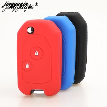 

jingyuqin 50pcs/lot For Accord CRV Odyssey For Honda 2 Button Modified Flip Folding Remote Key Case New Silicone Case