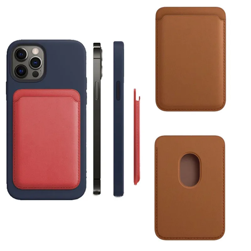 

PU Leather Case For iPhone 12 Pro Max Mini Magsafe Cases Fashion Magnetic Wallet Card Solt Bag On iPhone12 Mini Fundas Bumper