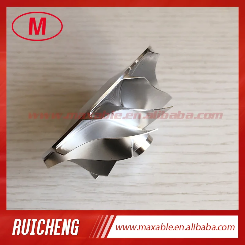 GT2871 452546-0005 53.11/70.98mm 11+0 blades bore:6.01 aluminum 2618/billet compressor wheel for 452546-0005/Trim 56 racing