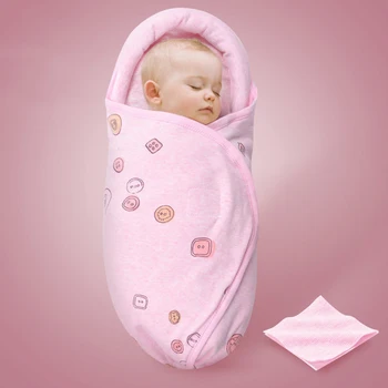 

Neck-Protection Baby Swaddle Anti-Shock Sleeping Bag Newborn Baby Care Flat Head Pillow Blanket Swaddles Cotton Wrap