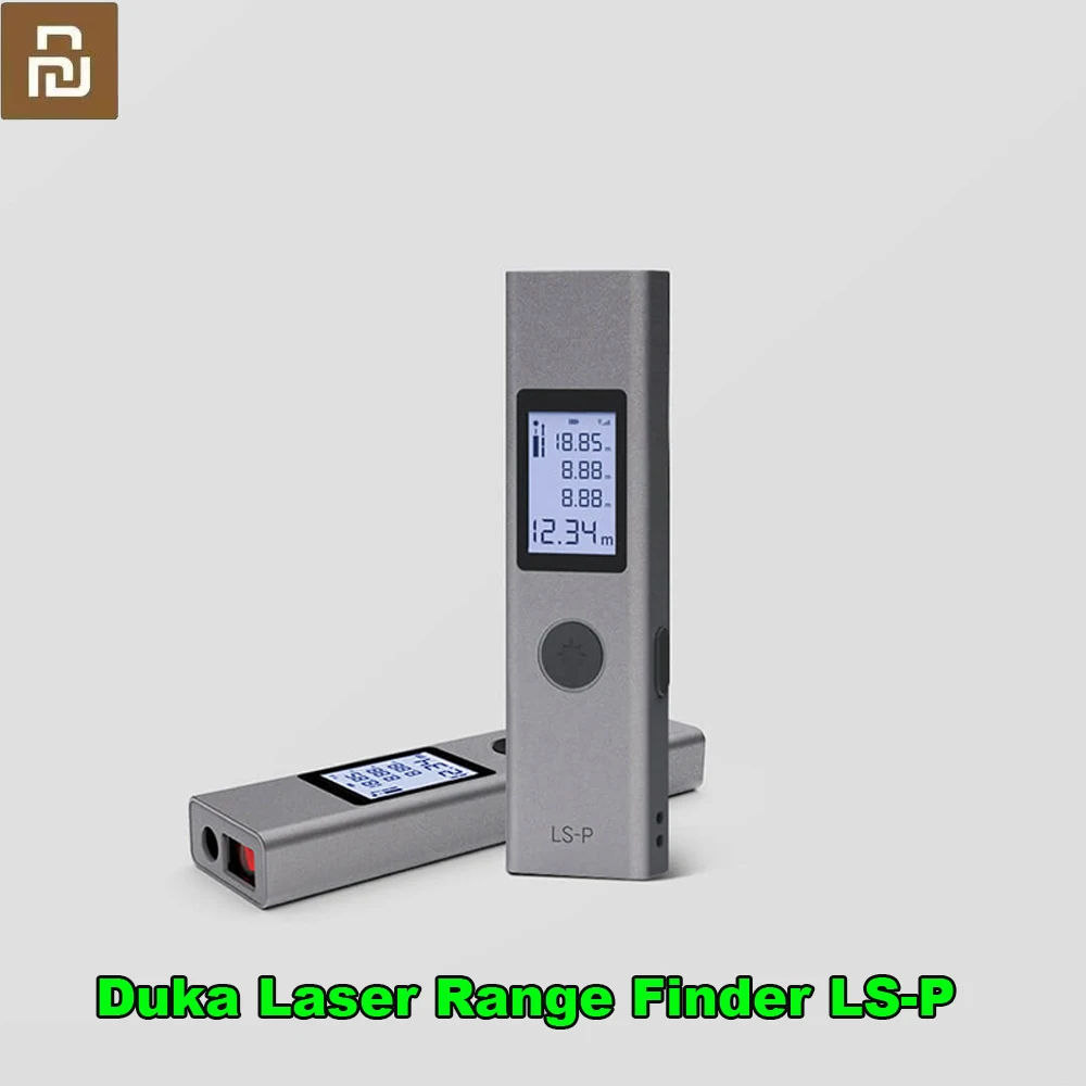 Дальномер лазерный Youpin Duka 40 м USB-зарядка | Электроника