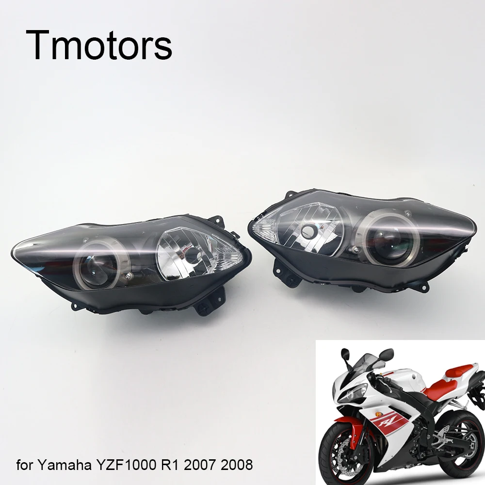 Новинка для Yamaha YZF1000 YZF 1000 R1 2007 2008 07 08 moto rcycle moto фара Замена фары освещение лампы прозрачный