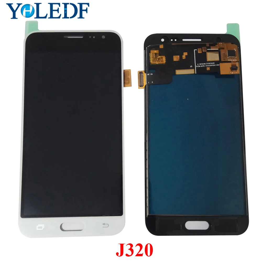 Для SAMSUNG GALAXY J3 2016 J320 J320F SM ЖК дисплей сенсорный экран панель дигитайзер сборка LCD