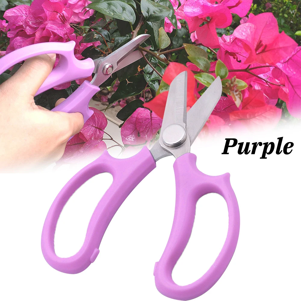 

Garden Scissors Stainless Steel Bonsai Tool Plant Flowers Tree Branches Pruning Shears Fruit Picker Home Scissor Gardening Tools