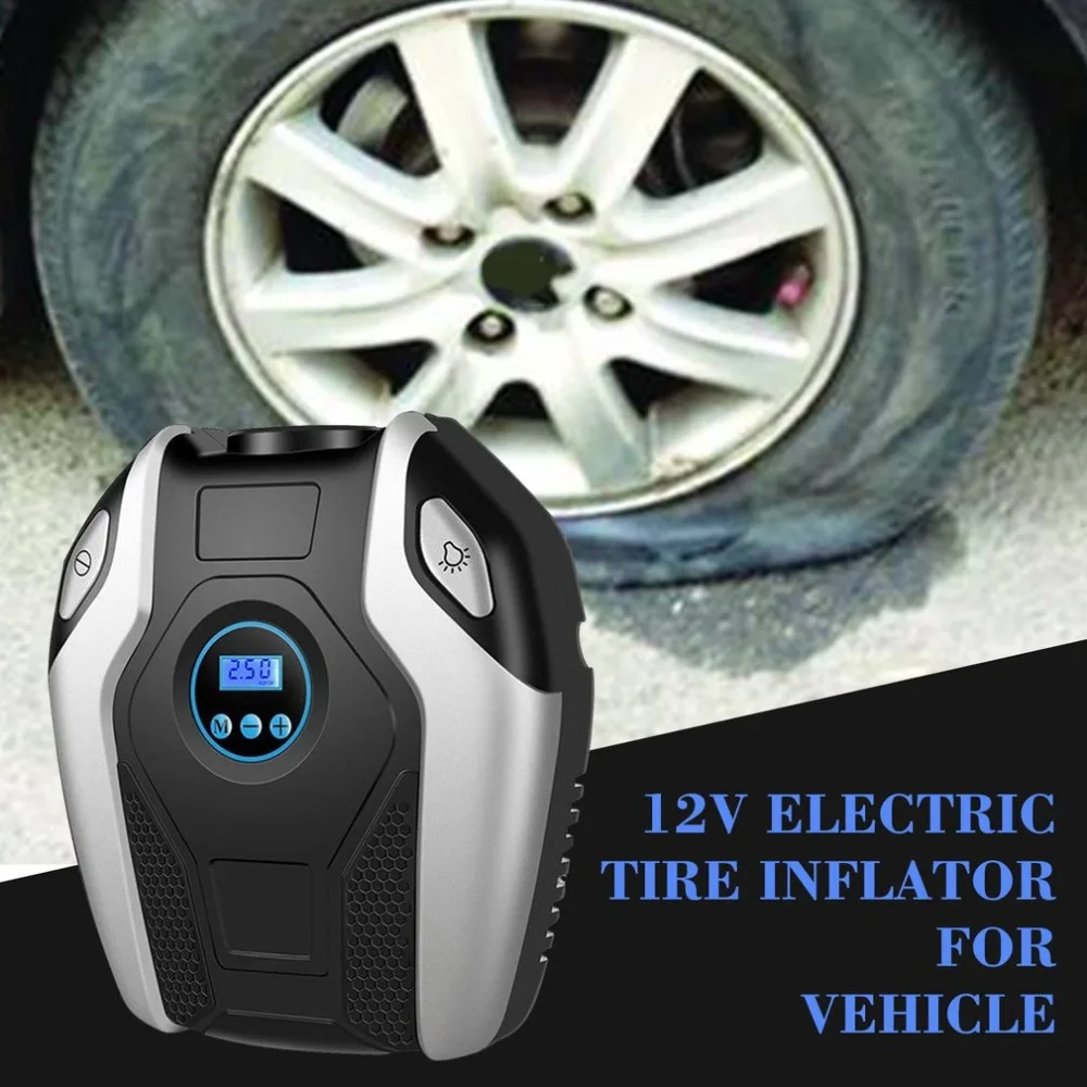 Car Air Pump 12V Electric Tire Pump Mini Air Pump Portable Air Compressor Pump Swift Performance Tire Inflator Bicycle