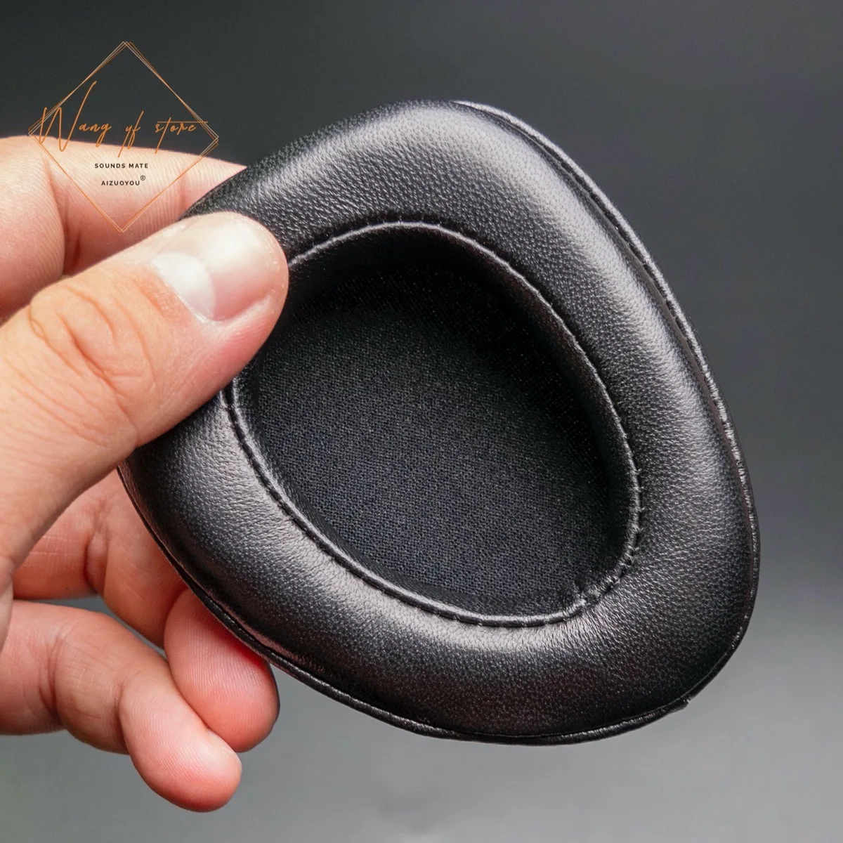 Almofada de Espuma para Fone de Ouvido Almofada de Orelha de Couro Legítimo para Uso com Fone de Ouvido - Image 5