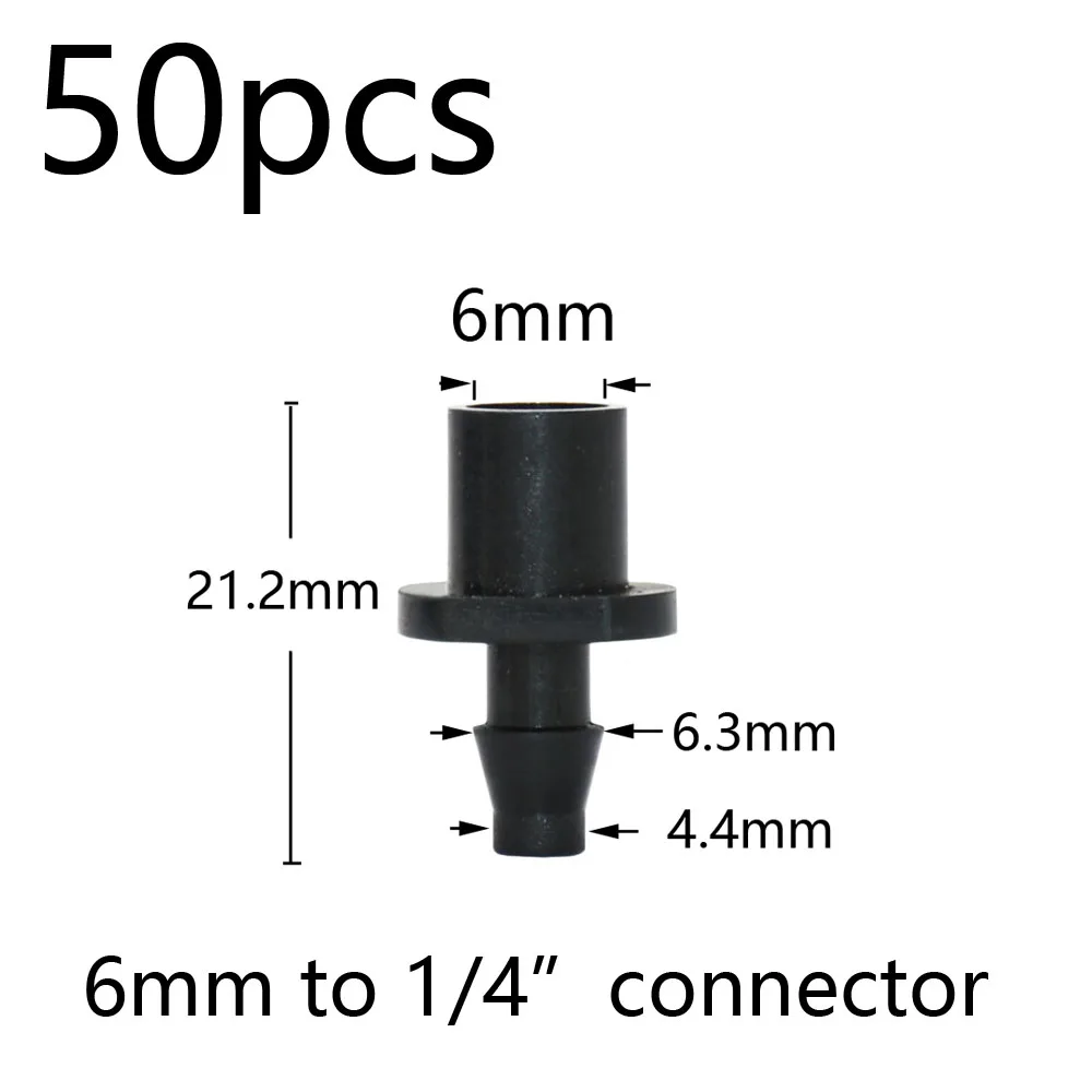 Garden Irrigation Connectors Barbed Single Double Tee Elbow Drip Arrow Cross Coupling Watering Fitting For 3/5 4/7mm Hose