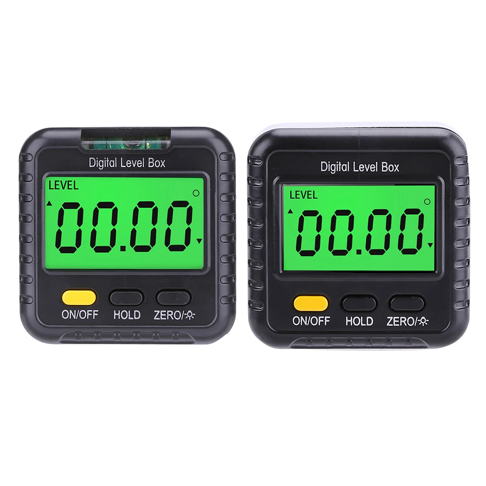 Digital Inclinometer Magnetic Angle Ruler Gauge Electronic Protractor Level Box 