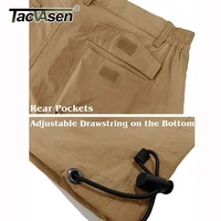 TACVASEN Men's Cargo Work Shorts Quick Dry 3/4 Length Capri Pants Multi-pockets Knee Length Trousers Summer Board Beach Shorts - Image 6