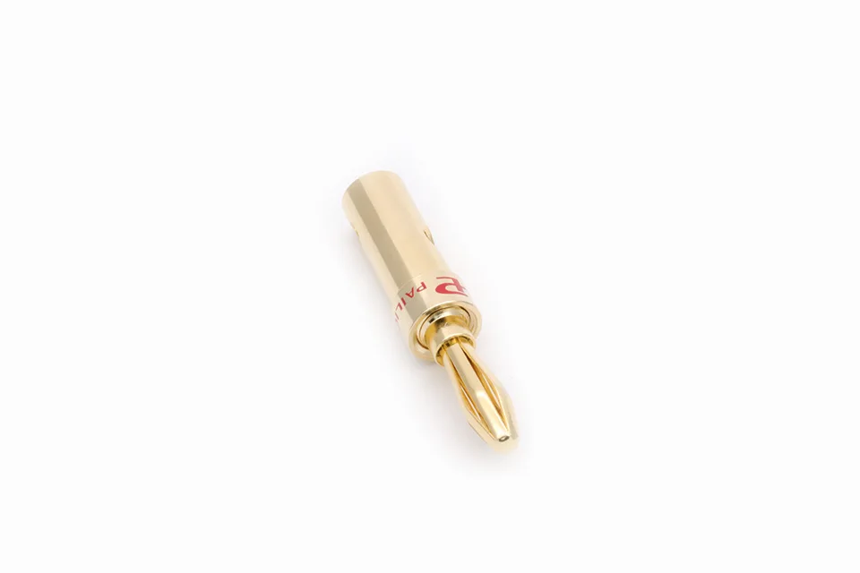 conector de plugue banana banhado ouro adaptador de conector de para amplificadores de fio de