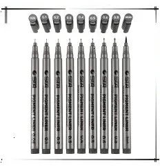 Fineliner маркер ручка набор акварельные маркеры Рисование двойной наконечник кисть Ручка цветная художественная школа стационарные принадлежности 04371