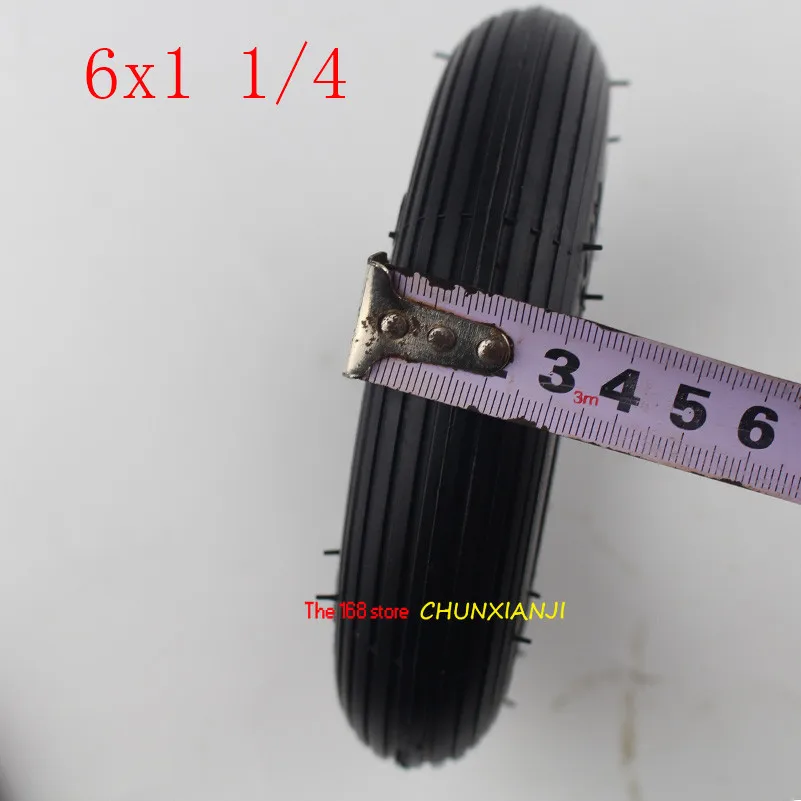 Мотоцикл 6x1 1/4 шины 150 мм Скутер надувание колеса с ступицей с внутренней трубкой электрический скутер 6 дюймов пневматические шины
