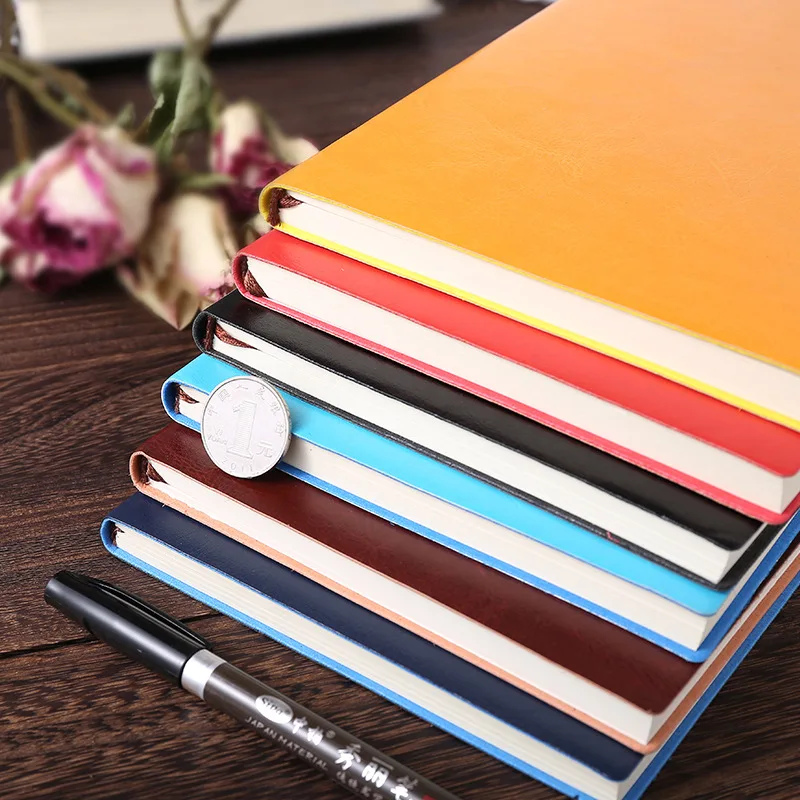 Винтажный кожаный блокнот еженедельник libretas блокнот quaderni scuola повесток дня escolares dairy bloco de notas papelaria