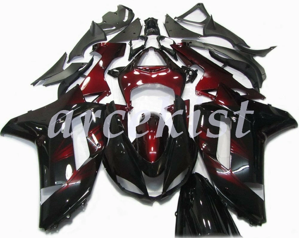 High Quality New ABS Motorcycle Fairings kit Fit For kawasaki Ninja ZX-6R ZX6R 636 2007 2008 07 08 black red color