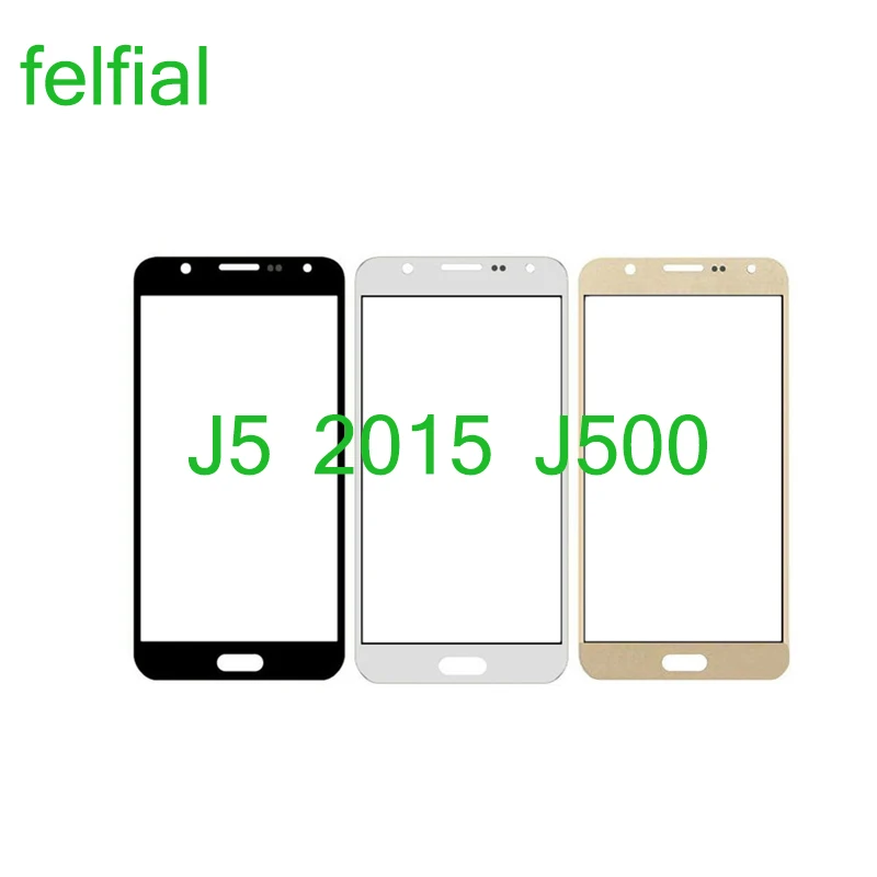 10 шт./лот для Samsung Galaxy J5 2015 J500 J500F J500H сенсорный экран передней панели стекло