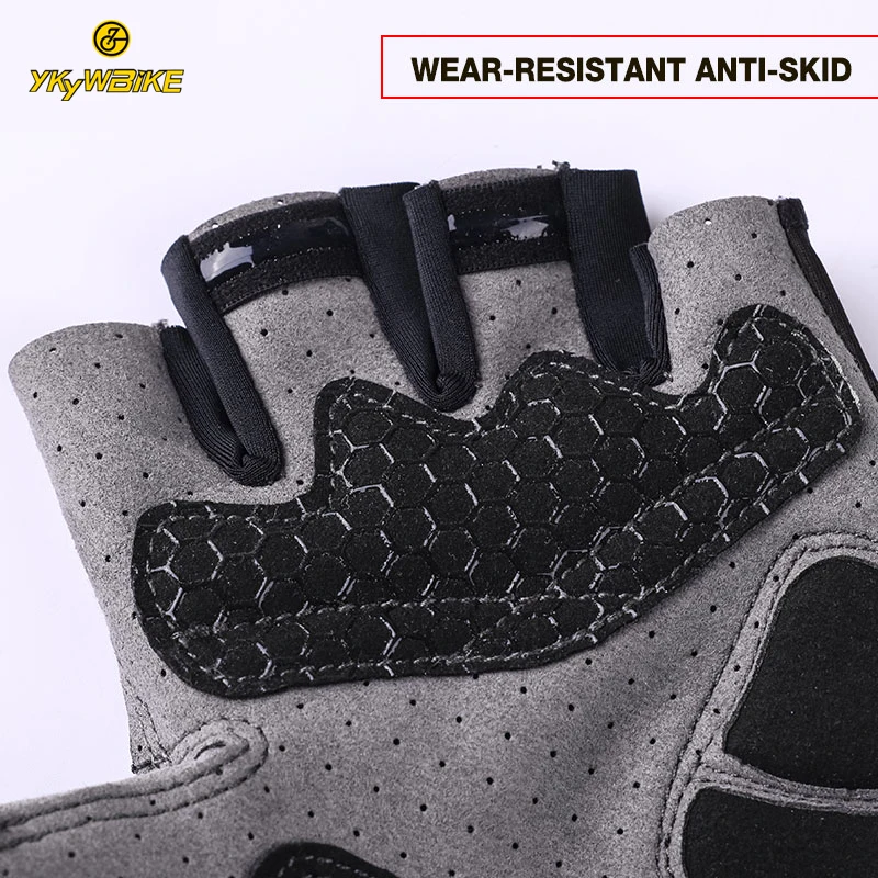 YKYWBIKE Высокое качество велосипедные перчатки на заказ Men MTB Guantes Ciclismo спортивные