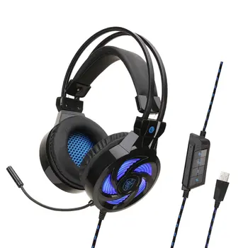 

Gaming Headsets Super Bass Wired High Sensitivity Ear Headphones SY855MV For Computers PC For PS4 Gamer Supper Bass Mobile