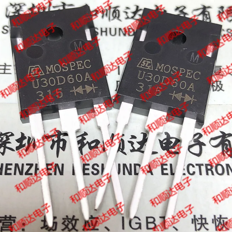 2 шт./U30D60A-247 600V 30A TO247
