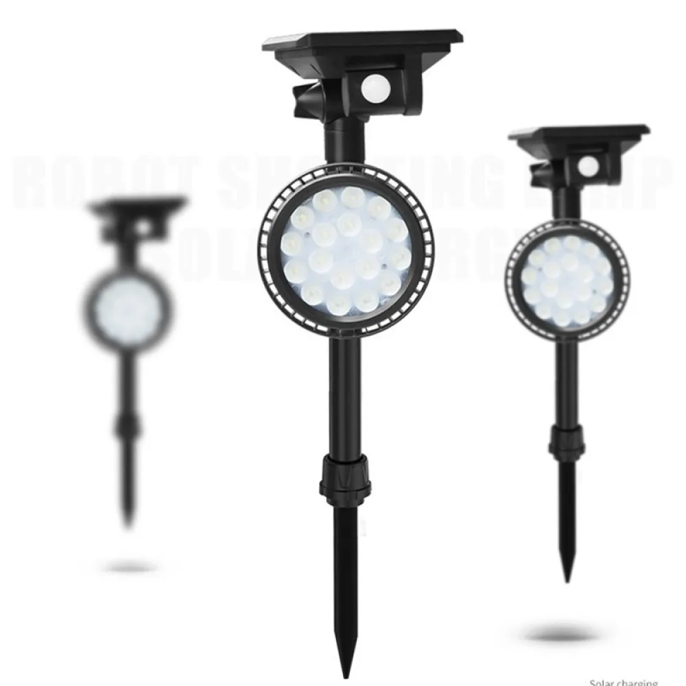 

HAEBOIRRY 18LEDS solar street light street light wall-mounted corridor park lawn lamp wall-mounted Garden outdoor