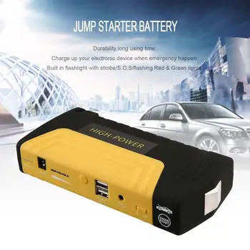 

New 68800MAHUSB Portable Auto Engine Car Jump Starter Emergency Charger Booster Power Bank Battery With Air Pump Set