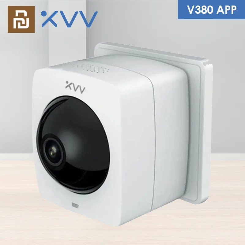 Умная IP-камера XiaoVV A1 V380 App HD 1920 * 1080P 360 ° Панорамная ночная версия Домашний