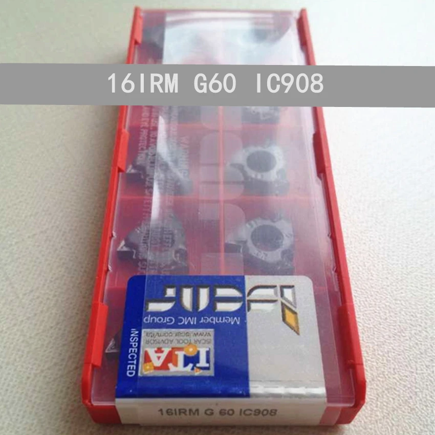 ISCRA 16ERM G55 IC908/16ERM G60 IC908/16IRM G55 IC908/16IRM G60 IC908 ЧПУ твердосплавные пластины 16IRM/16ERM резьбовые вставки