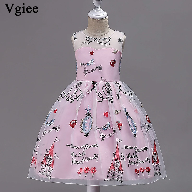 

Vgiee Kids Dresses For Girls Princess Dress Girl For Party Christmas Dress Sleeveless Baby Clothes Outfits Girls Dresses CC026