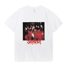 Camiseta negra para hombre, camisa de banda de Rock, Slipknots 1995 Des Moines, Tops de Heavy Metal