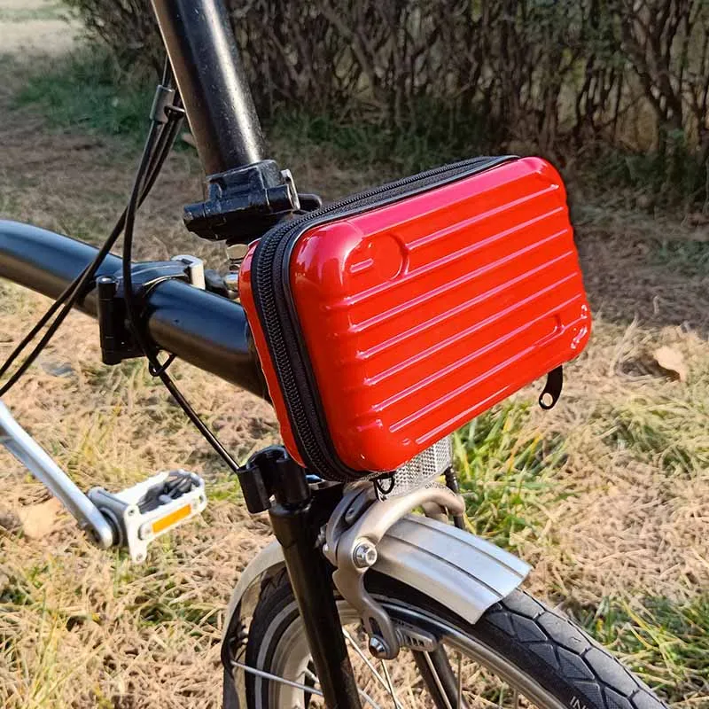 17 цветов для велосипеда Brompton сумка складная Аксессуары для велосипеда Смешанная Передняя сумка мини-коробка для хранения