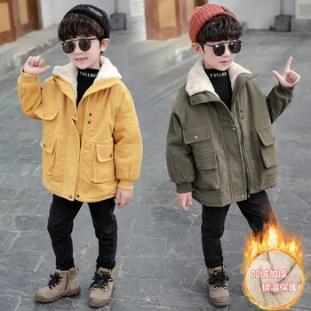 

2020 Autumn/winter new style boys' cotton-padded jacket Yangzi cotton-padded coat children's baby padded padded jacket