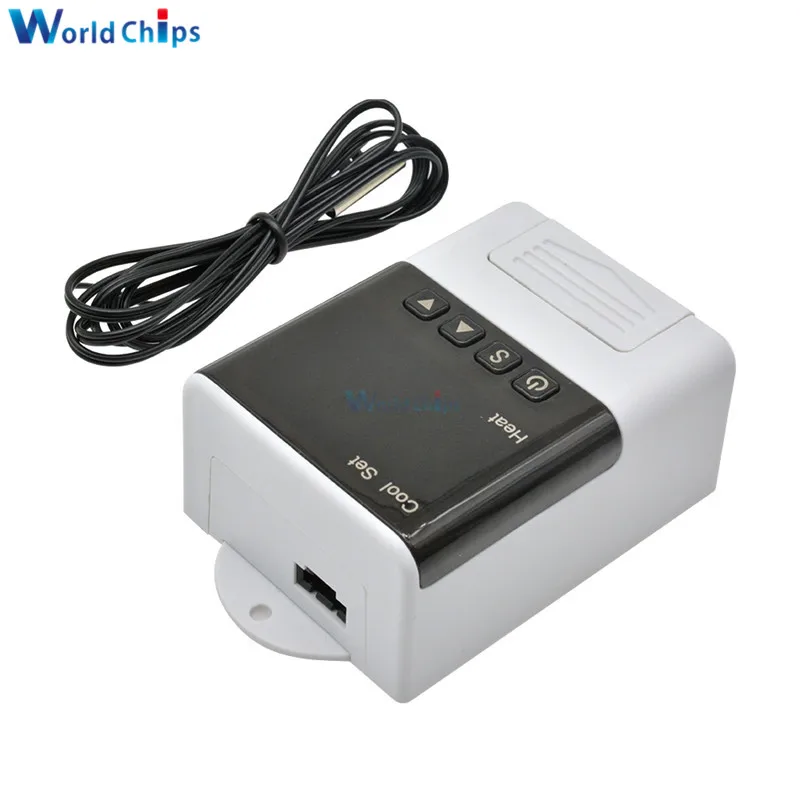 DTC-1200 AC 110V 220V светодиодный цифровой регулятор температуры Термостат Термометр цифровой микрокомпьютер Охлаждающий/тепловой режим