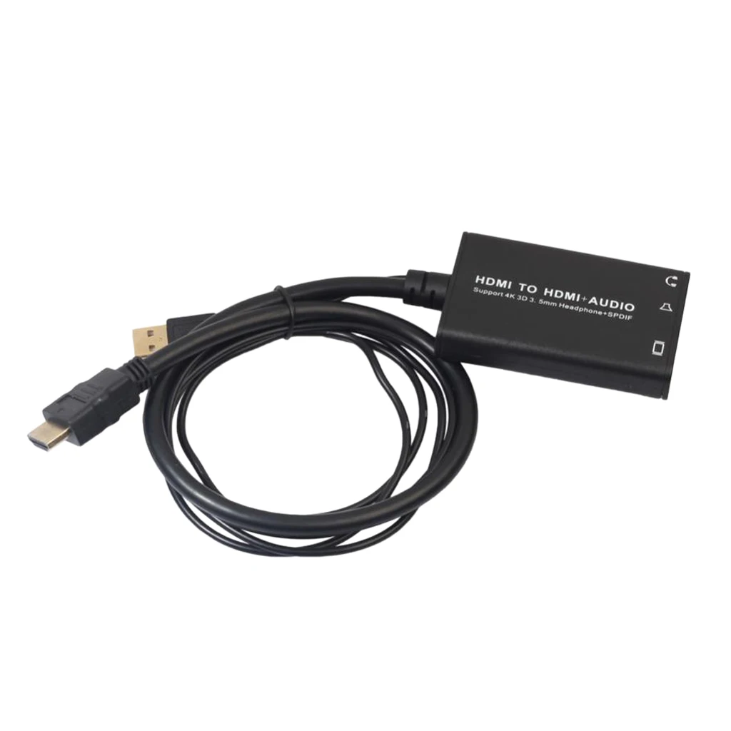 HDMI аудио экстрактор поддержка 4k x 2k 3D аудио декодер Кабель-адаптер