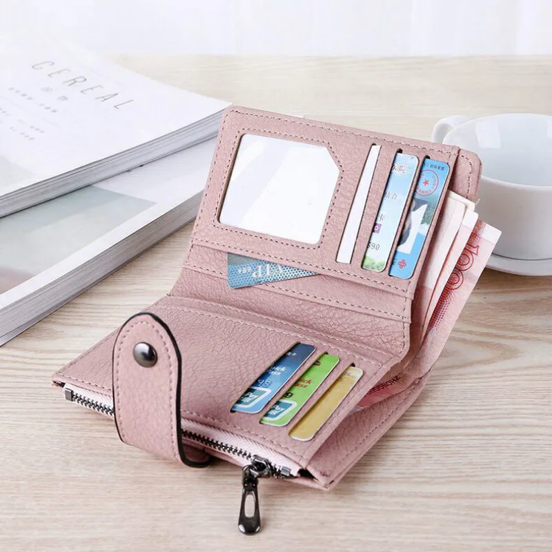 2020 новый ретро матовый женский кошелек многофункциональный короткий для монет