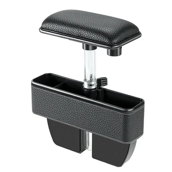 

New Seat Durable Auto Adjustable Container Multifunction With Elbow Support Car Central Control Armrest Organizer Storage Box