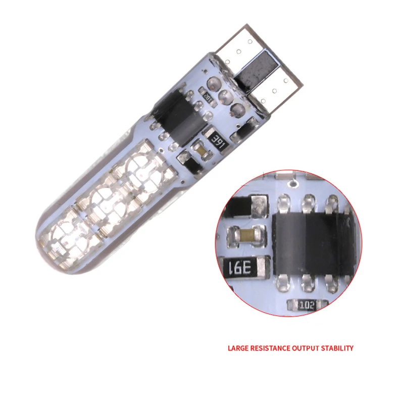 VGETTING 1 комплект RGB Авто ширина индикаторная лампа T10 силиконовый 5050-6SMD окружающий светильник Автомобильный светодиодный светильник мигающая атмосферная лампа