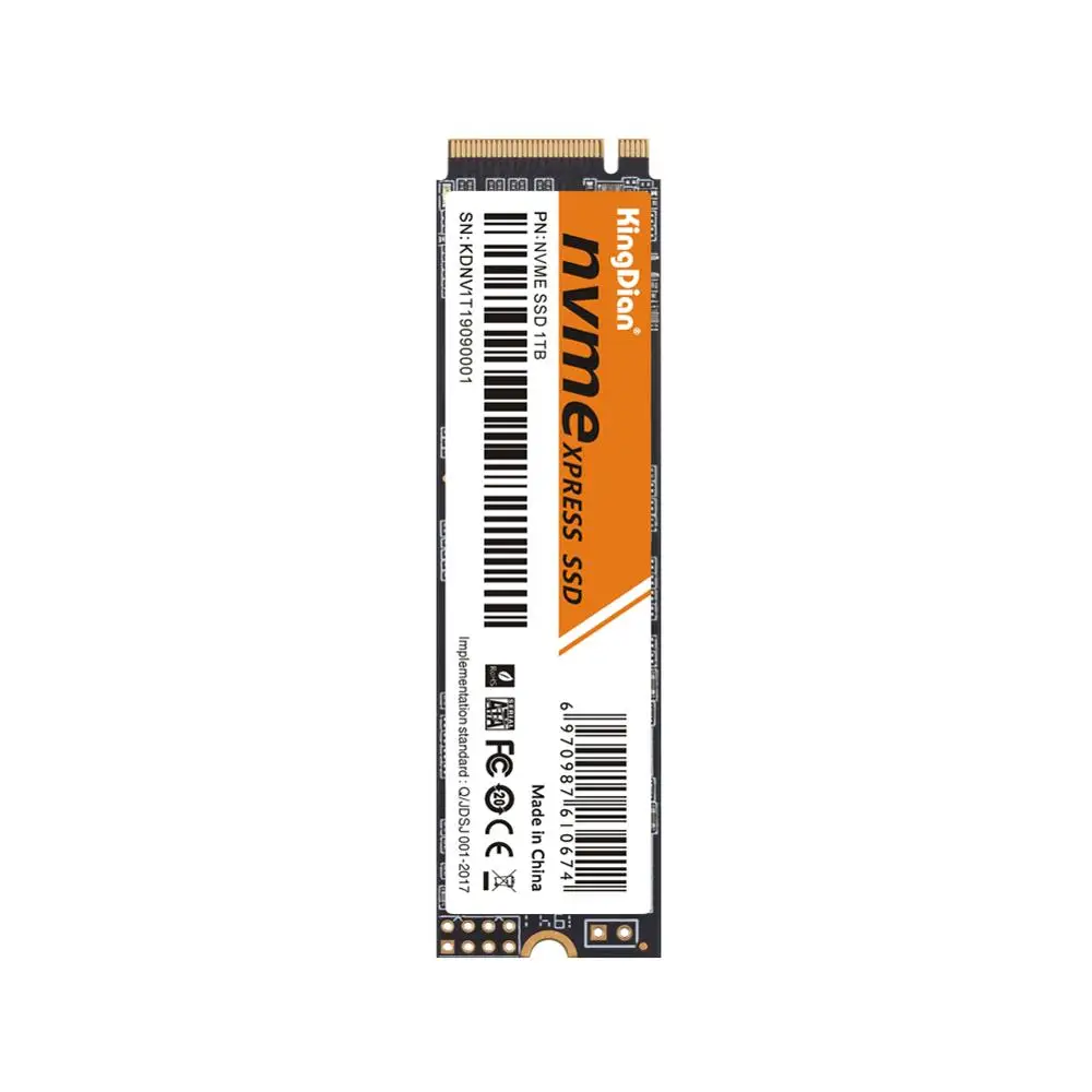 Высокая производительность KingDian 128 ГБ 256 512 1 ТБ NVME SSD Pcie жесткий диск Hdd для ноутбука Macbook