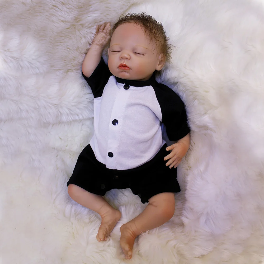 48 см мягкие силиконовые реалистичные Boneca Reborn Baby Doll мягкие виниловые настоящие игрушки кукла для детей на день рождения и фестиваль
