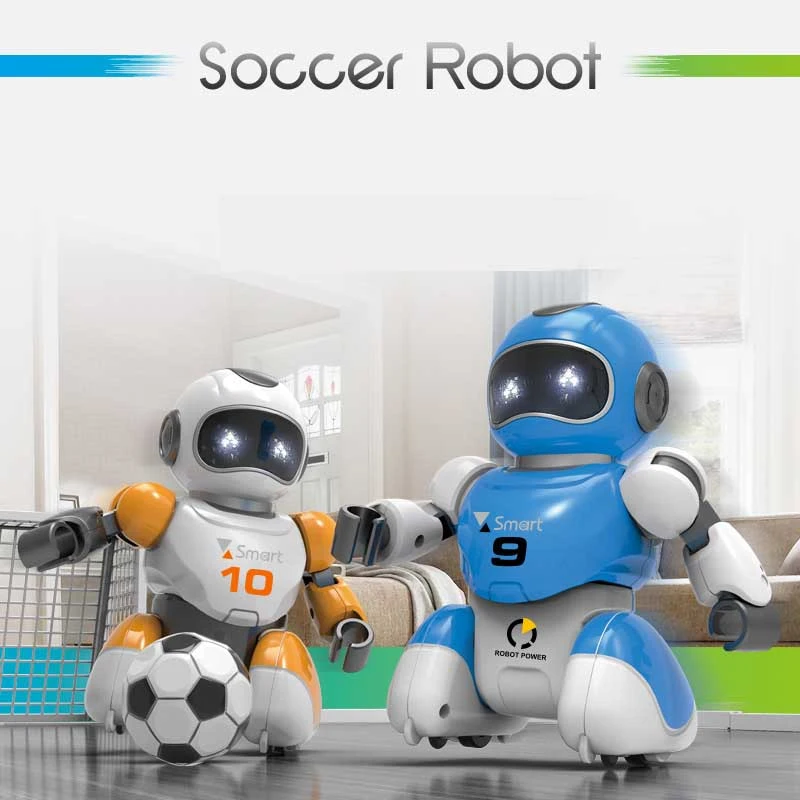 1set 2pcs robot  RC Soccer Robot Electric Dancing football Simulation Robots Programable Educational parent-child play game toy 3