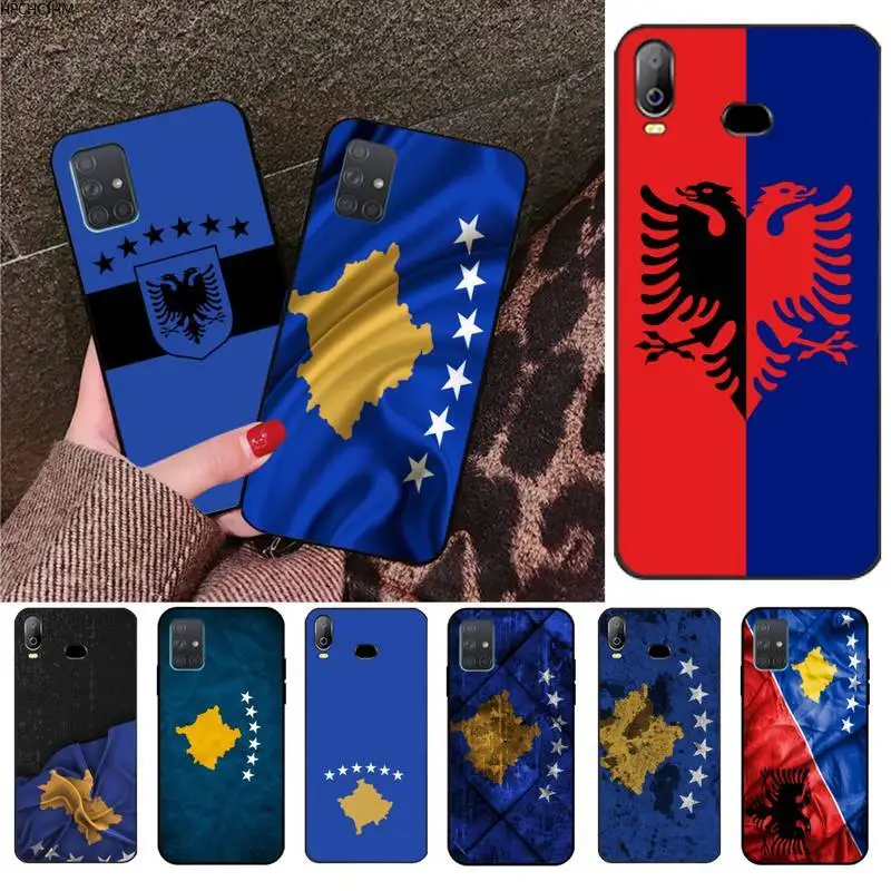 Чехол под старину с национальным флагом Косово для Samsung Galaxy A21S A01 A11 A31 A81 A10 A20E A30 A40