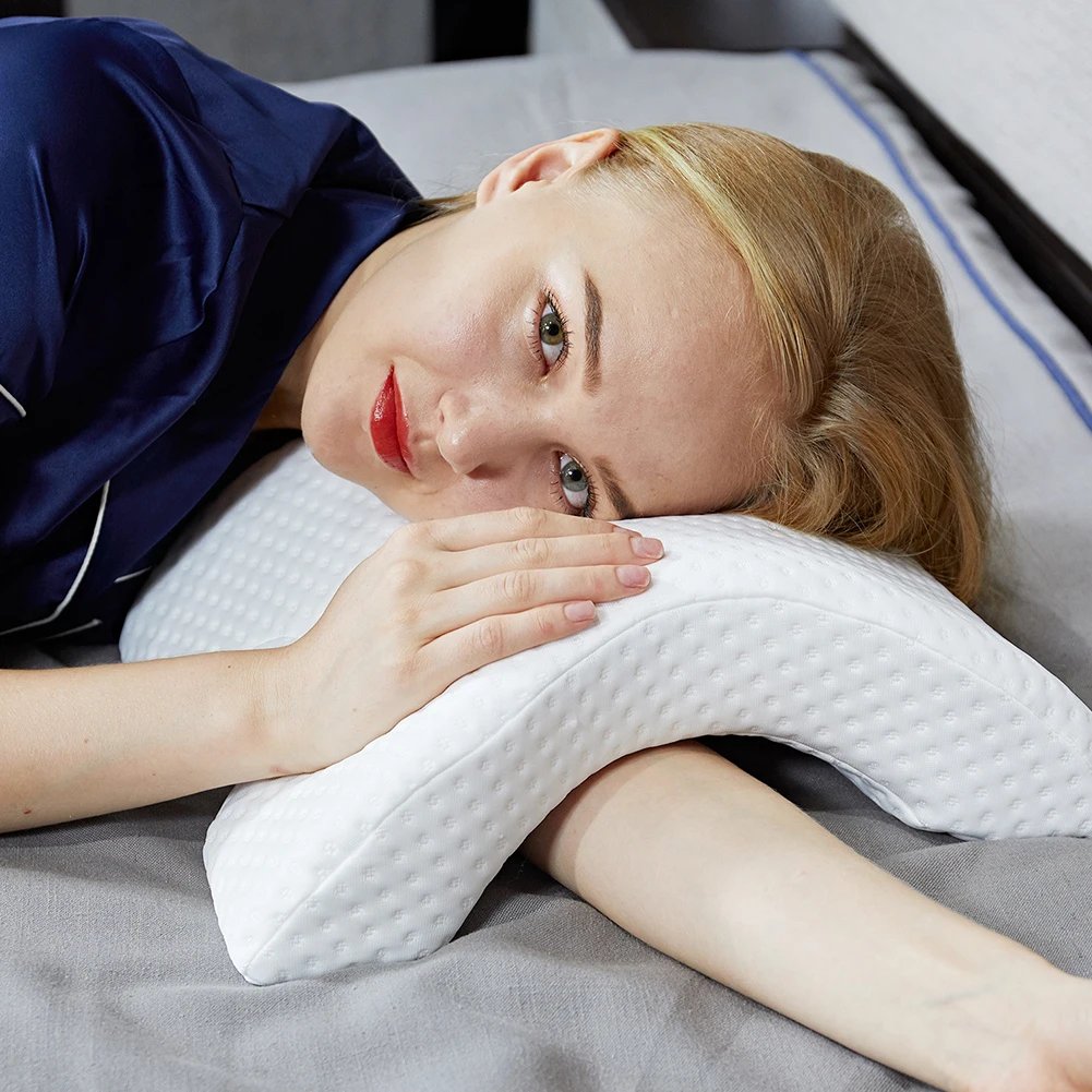 Новая подушка для постельных принадлежностей из пены с эффектом памяти, подушка для рук с защитой от давления, мягкая многофункциональная подушка для дома, шелковая пара, Beding