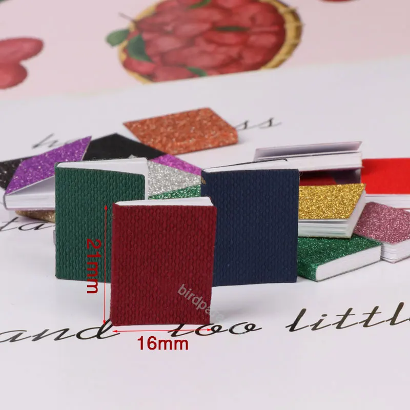 Mini Boek Livre Note Books Model Toys Miniature Items Things Dollhouse Furniture Accessorie for Barbie Ob11 Bjd 1/12 Dolls House 5
